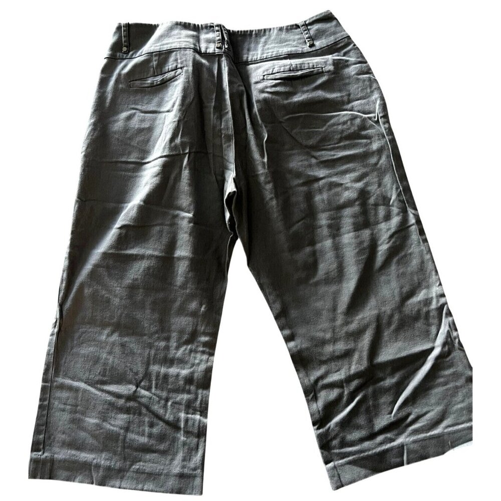 Sandro Sportwear Womens Cropped Gray Pants Size 12